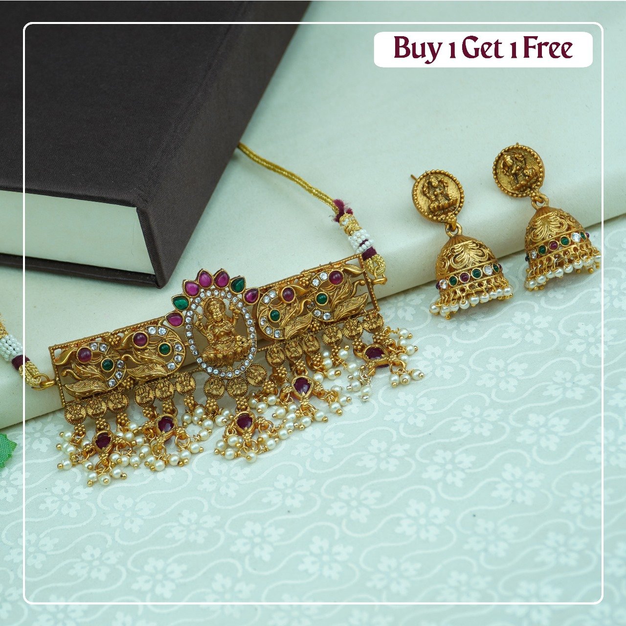 Sizzling Bejeweled Women Jewellery set B1G1 By Bhargav arts