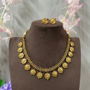 Rajyalakshmi Kasu Temple Necklace Set