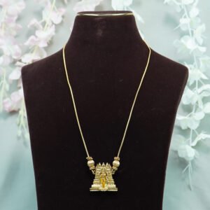 Temple YeIlow Idol Pendant Necklace
