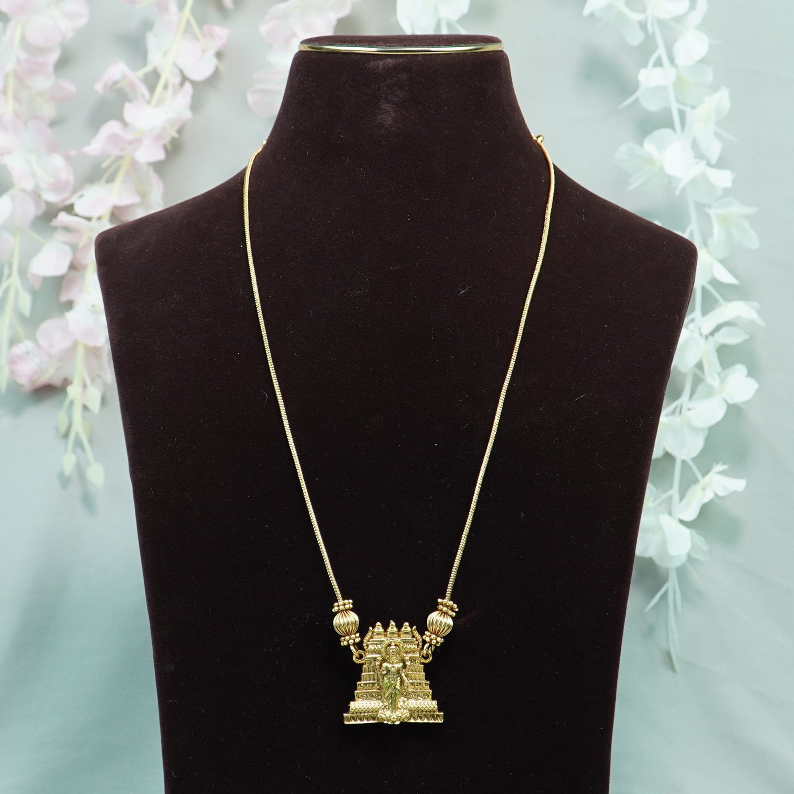 Temple Idol Pendant Necklace