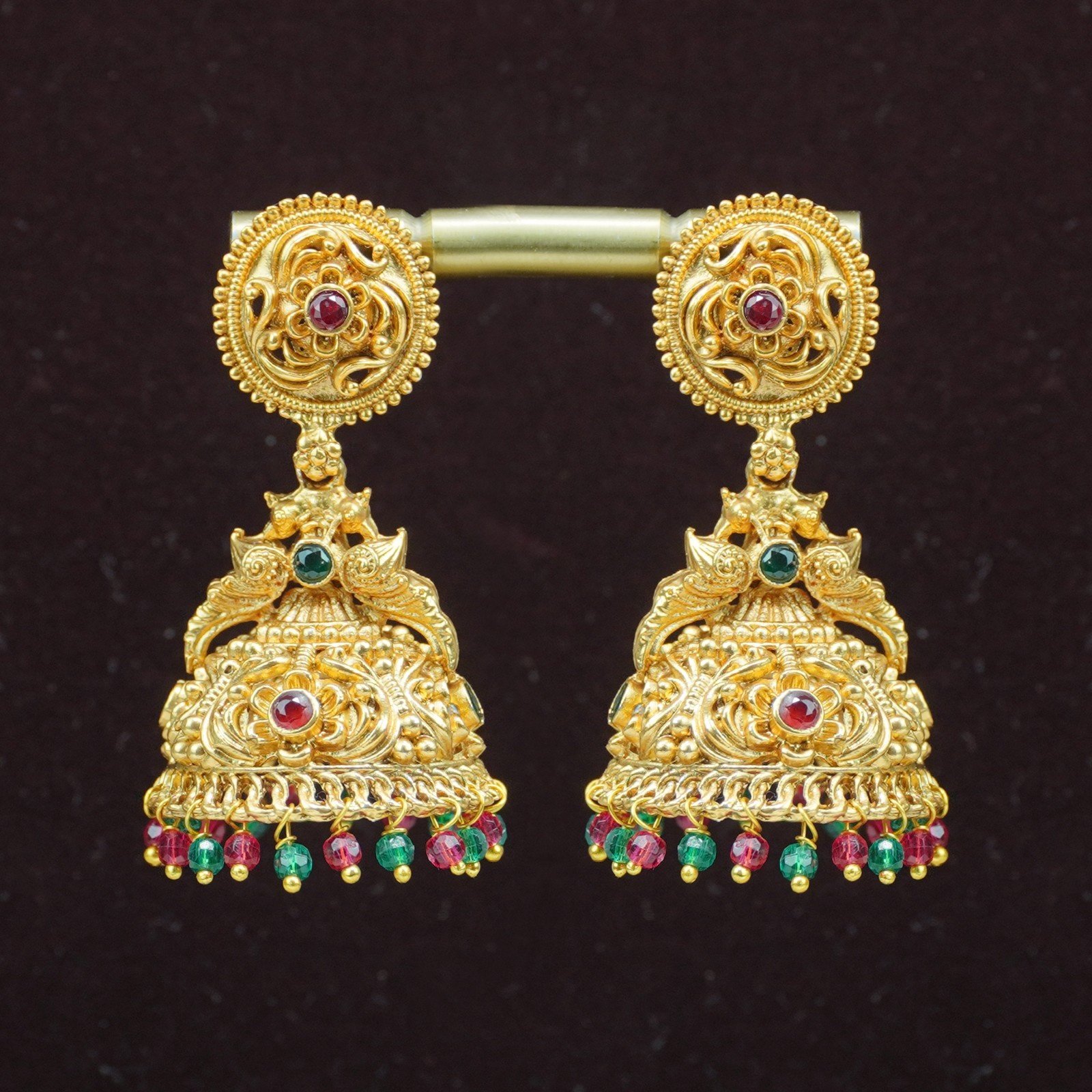 Maharani Gold Jhumkas